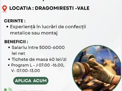 Lacatus mecanic confectii metalice - Dragomiresti Vale
